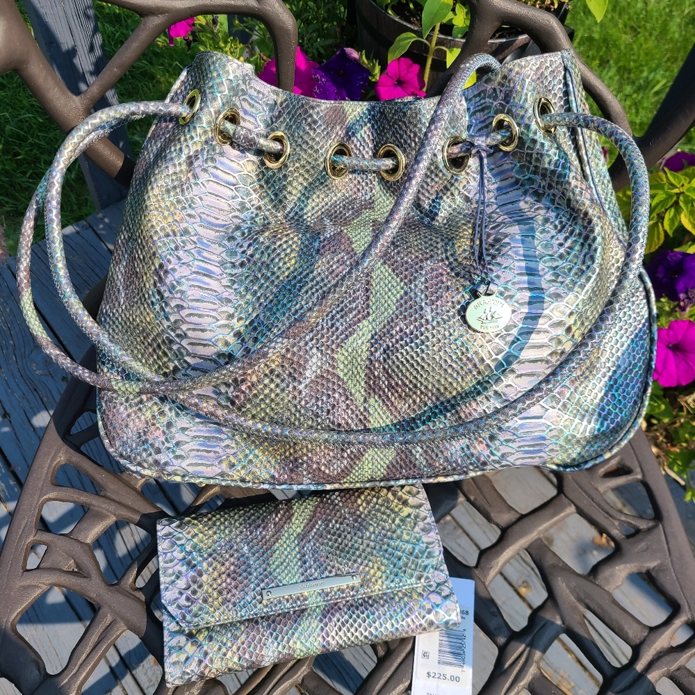 💜 SOLD SOLD--Brahmin Amy Moonstone Seville set